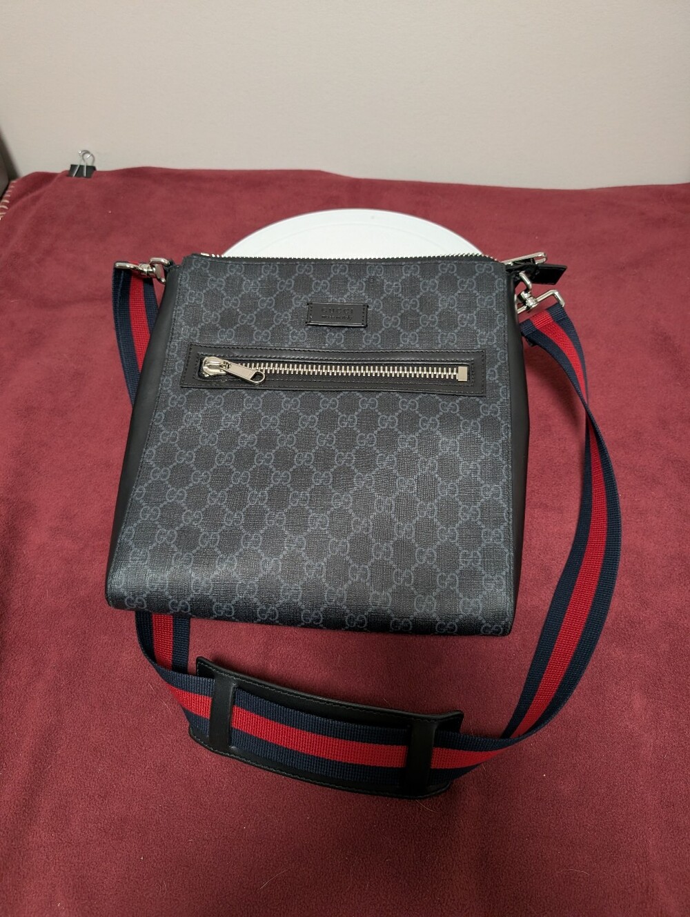 Gucci GG Black Small Messenger Bag
